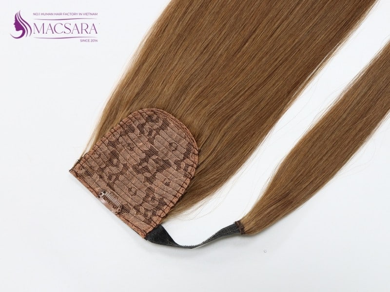 Ponytail hair extensions add length and volume to the existing ponytail 