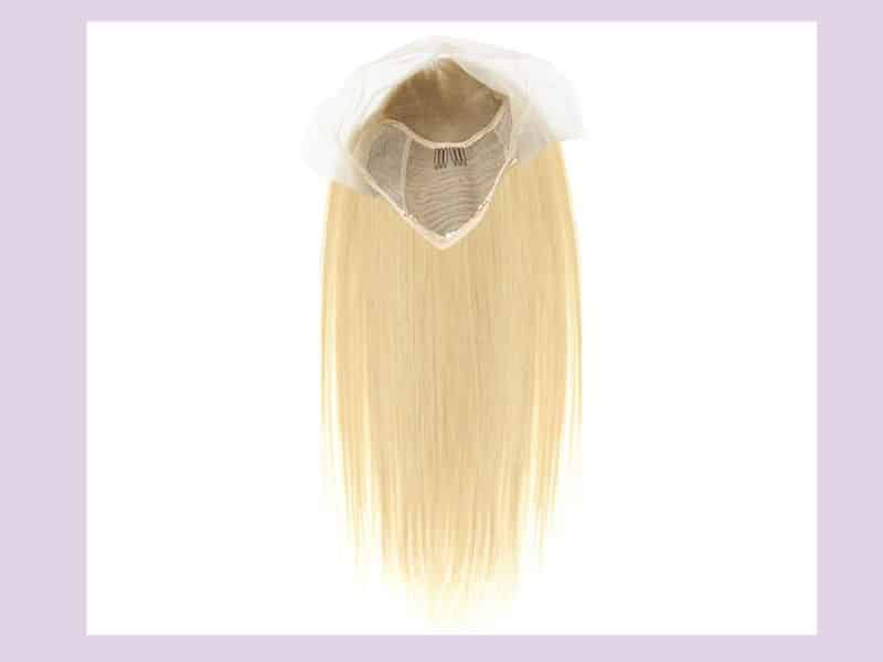 Straight White Blonde Lace Front Wig