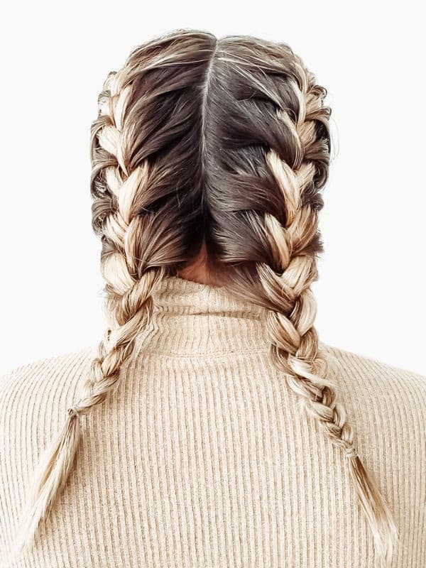 Thanksgiving French Braids