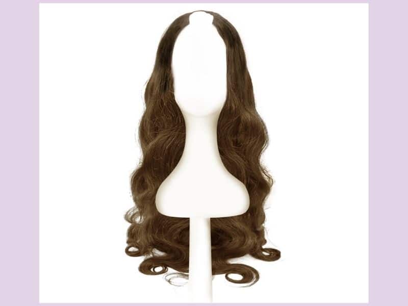 Water Body Wavy Light Brown U-Part Wig