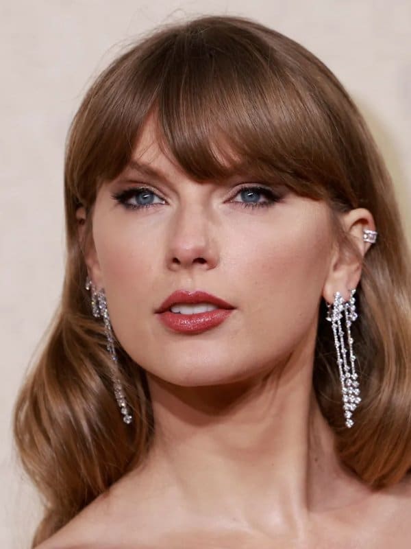 Blunt cut bangs are meant for Taylor Swift