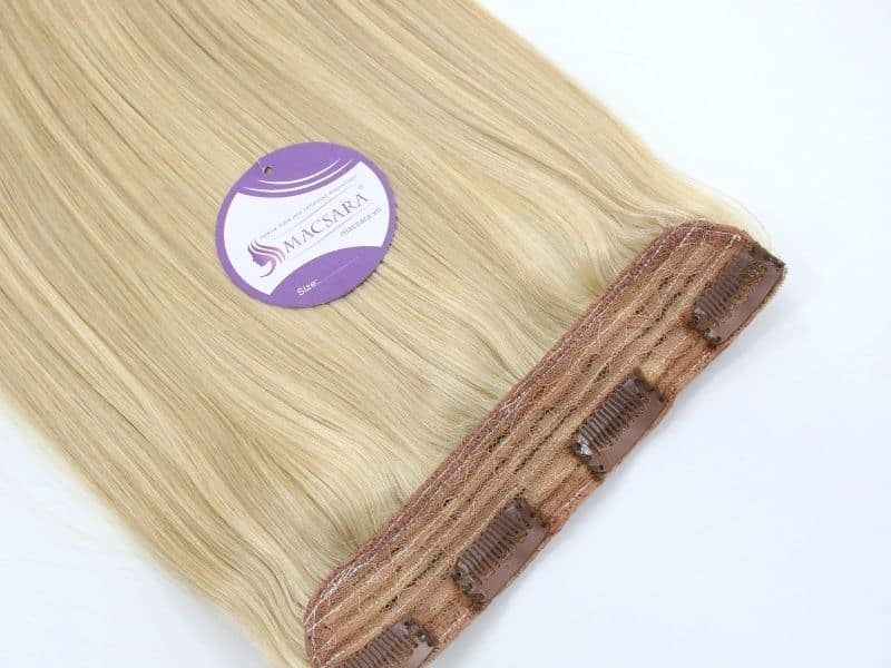 Clip- in hair extensions for fine hair