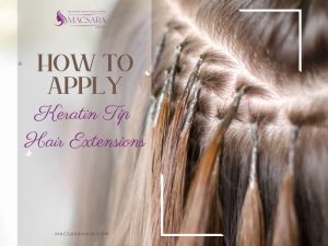 How to apply keratin tip extensions