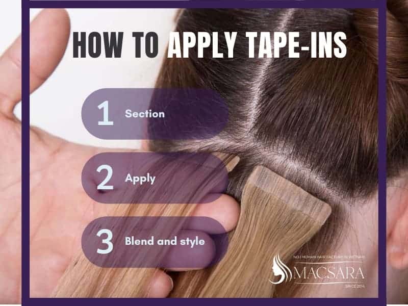 Tape in clearance extensions at home