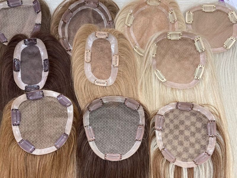 Human hair toppers from Macsara Hair