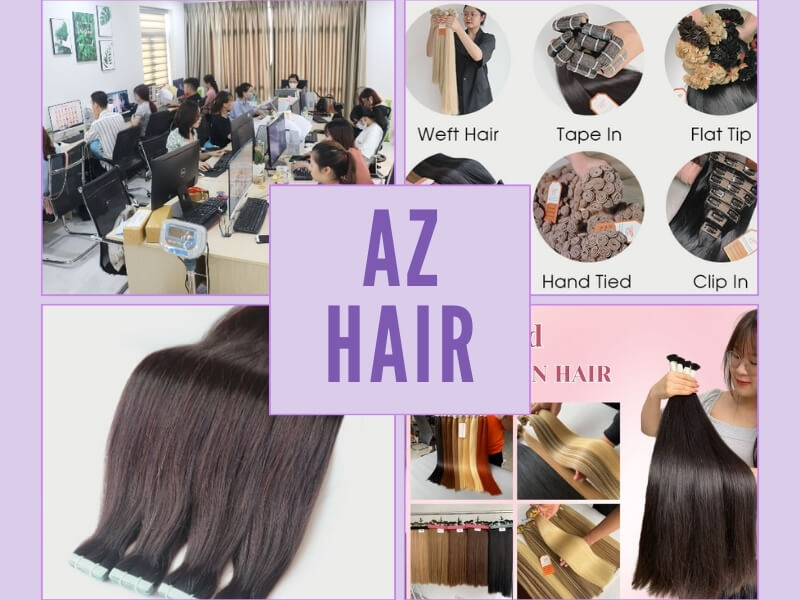 AZ Hair Vietnam is a leading factory producing premium Vietnamese hair products