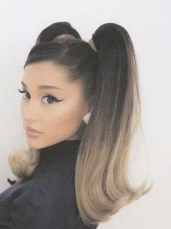 Ariana amps up the volume with playful pigtails