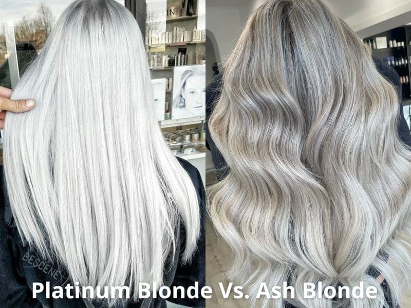 Ash blonde vs platinum