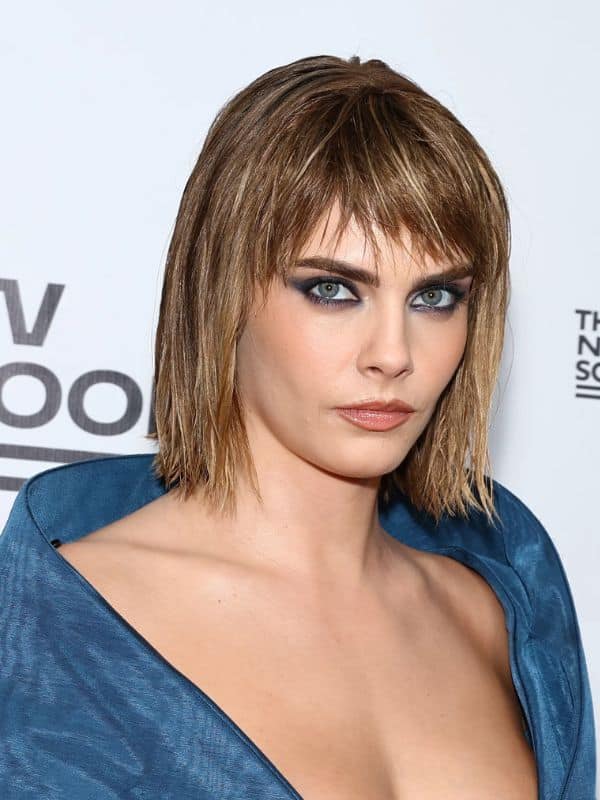 Be slay and unforgettable with a choppy fringe 