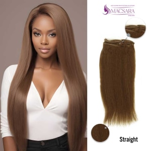 Brown Kinky Straight Genius Weft