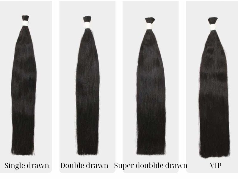 Classification of Vietnamese hair extensions