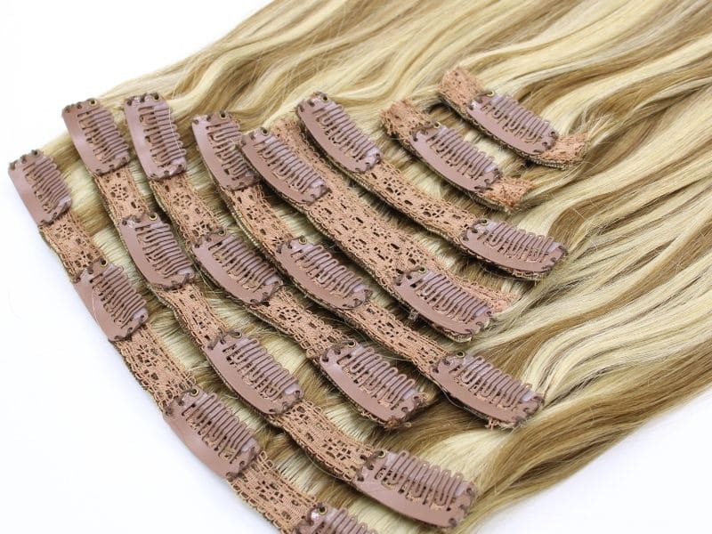 High-quality clip-in hair extensions from Macsara Hair