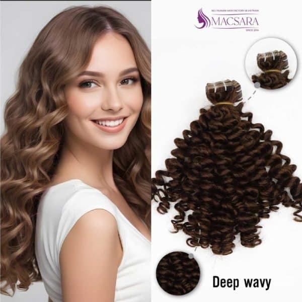 Light Brown Deep Wavy Normal Tape