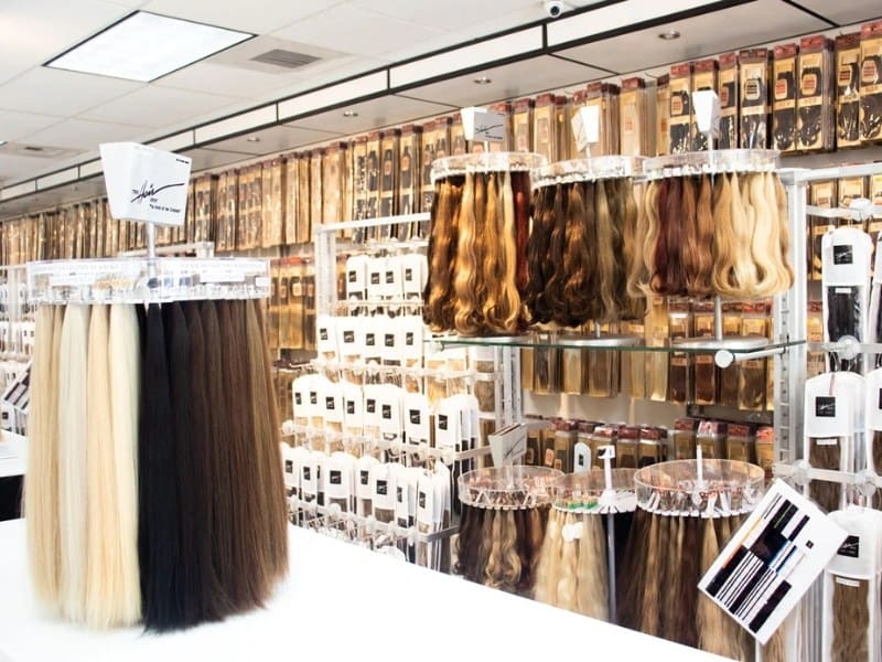 Visit a beauty or hair extensions store to inquire about the options