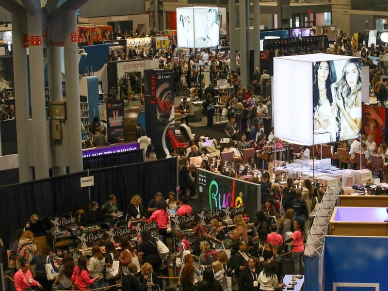 A beauty trade show in Las Vegas