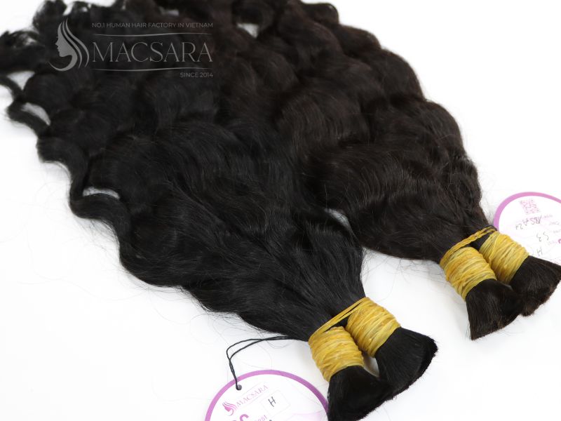 Bulk hair extensions