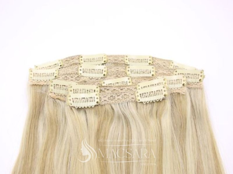 Clip in hair extensions