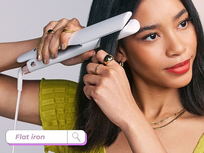 Flat irons are versatile tools for straightening short hair