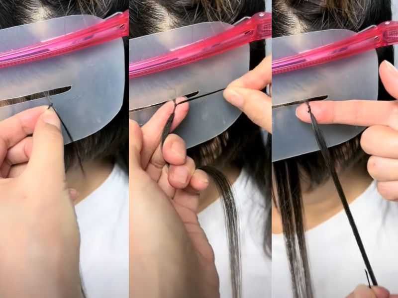 How to apply feather weft hair extensions