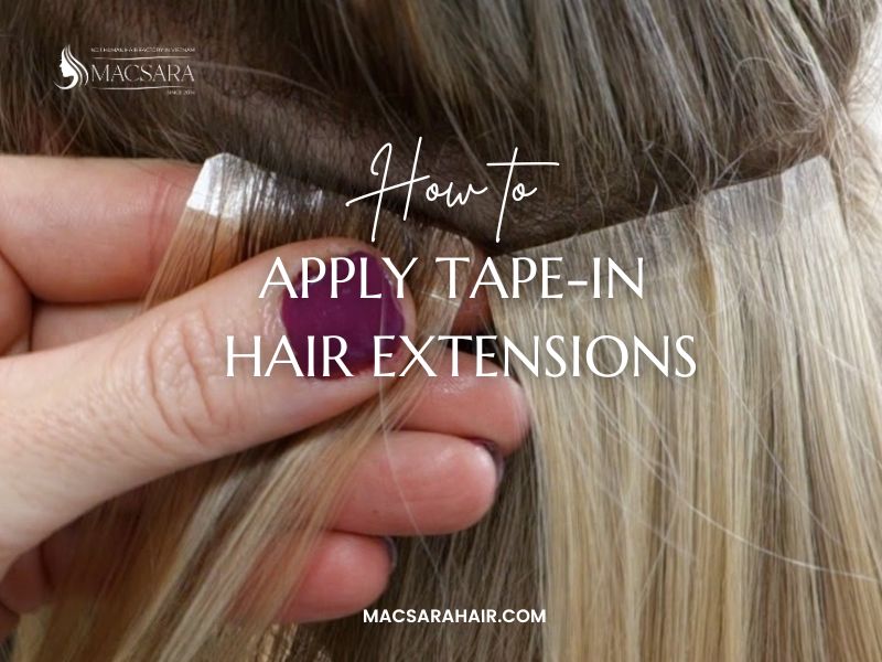 How To Apply Tape-In Hair Extensions At Home: A Beginner’s Guide