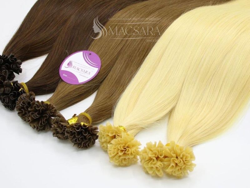 Keratin tip hair extensions