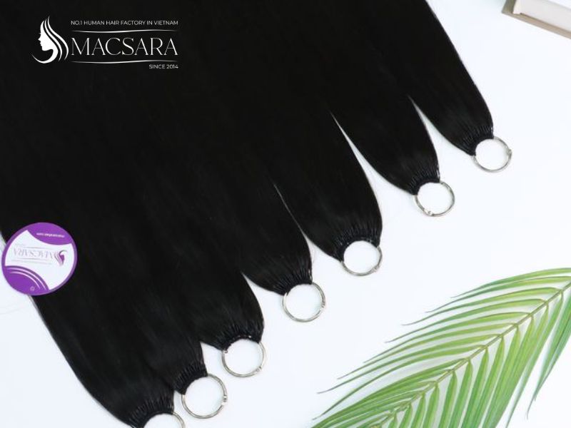 Macsara Hair - where to buy high-quality feather weft hair extensions