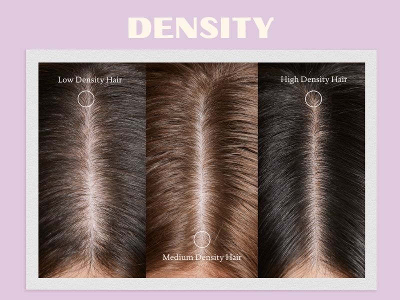 For our purposes, density refers to the amount of hair on your head