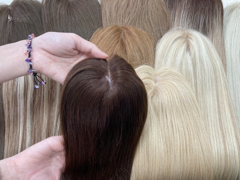 Silk bases are typically better for a natural hairline 