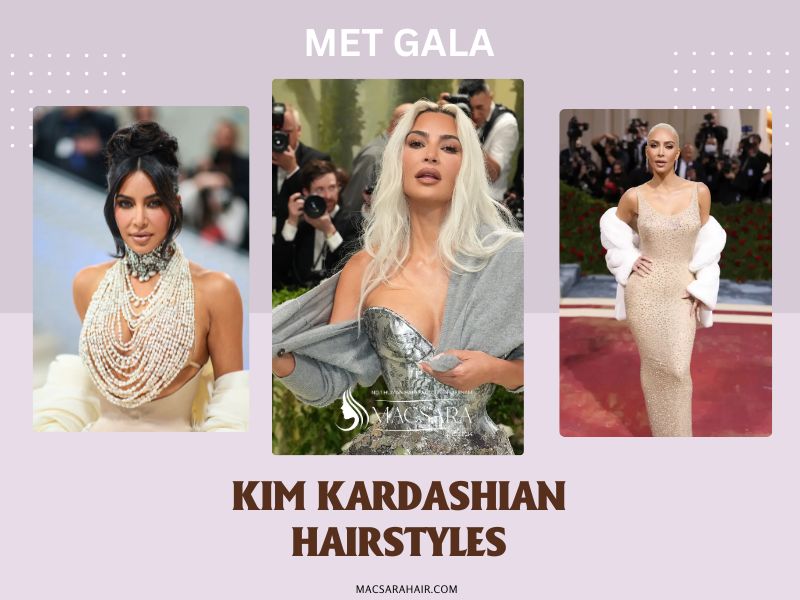 Admire Kim Kardashian Hairstyles At Met Gala Through The Years