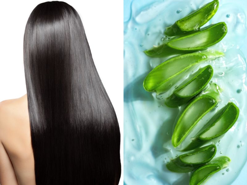 Aloe vera hair mask promotes hair growth, reduces dandruff and adds shine to your locks