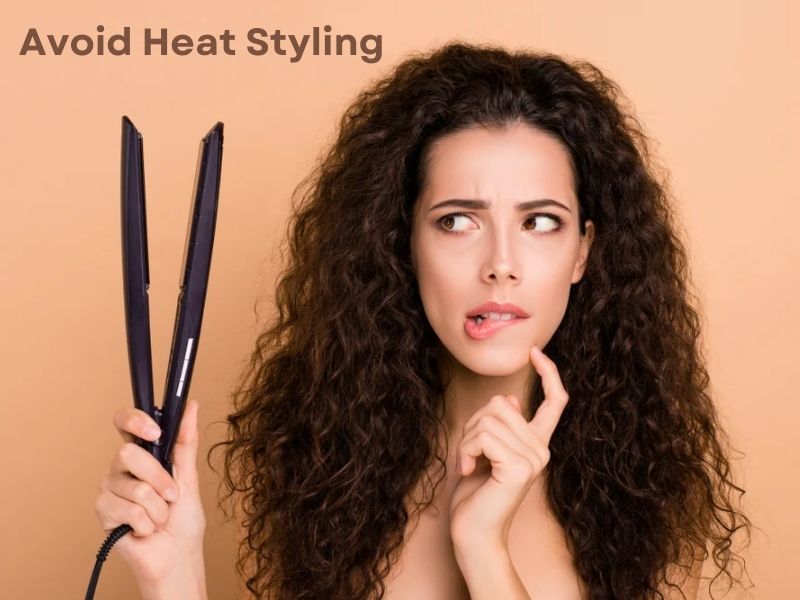 Heat styling tools like blow dryers or curling irons can cause significant damage to your hair