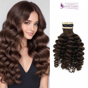 Natural Color Bouncy Wavy Mini Tape