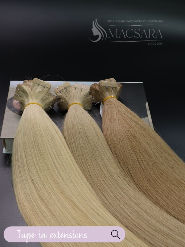 Tape-in hair extensions are a widely favored form of semi-permanent hair extensions