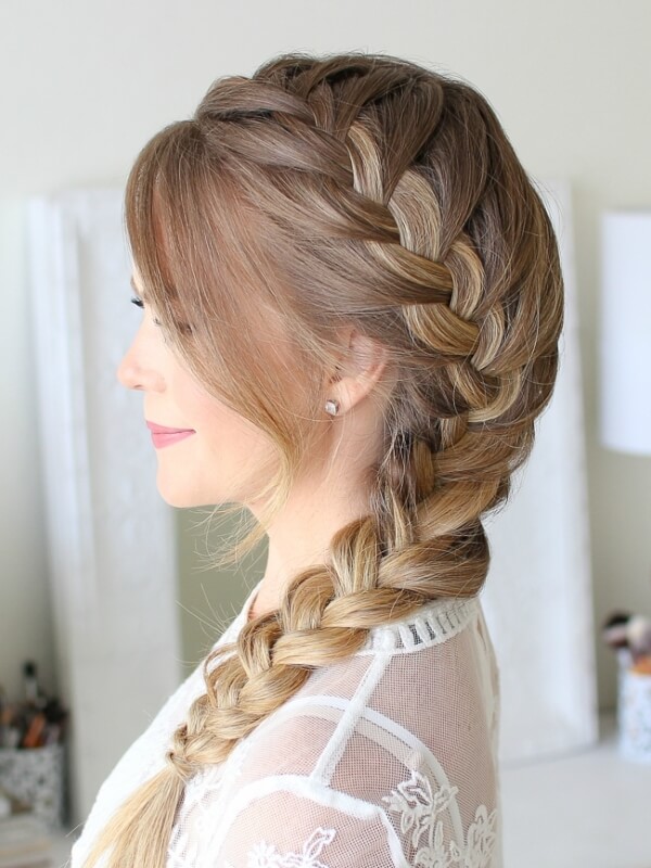 French braids are a perfect choice for boosting both volume