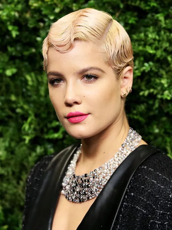 Pixie with finger waves