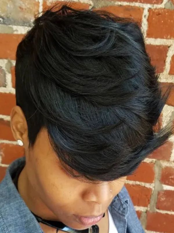 Short layered cut