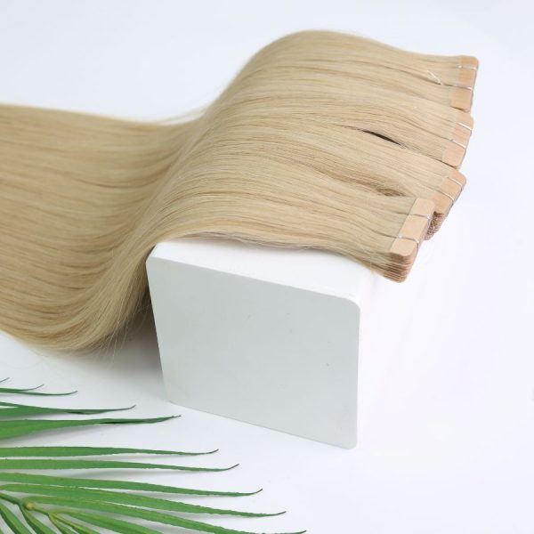 Light Blonde Straight Tape 1 cm