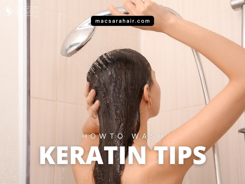 How to wash keratin tip hair extensions