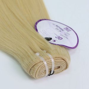 Light Blonde Straight Machine Weft Hair Extensions