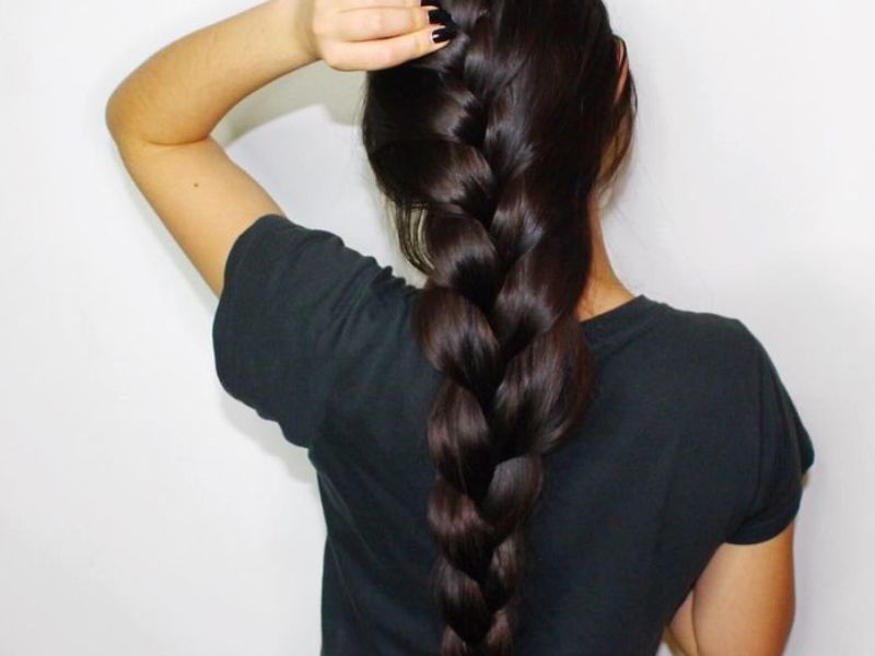 Voluminous French braid