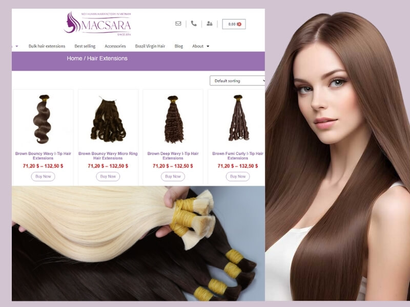 Macsara Hair is the go-to supplier for building a successful hair business