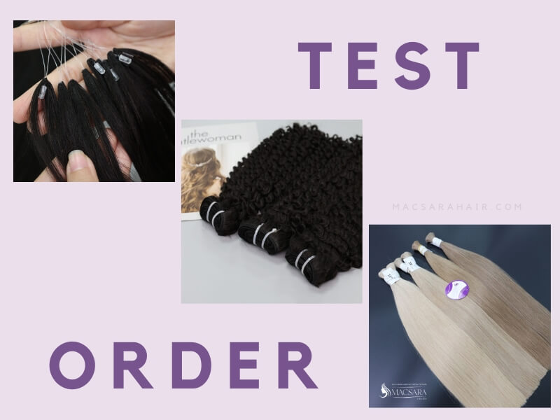 Before committing to a large order, consider placing a small test order.