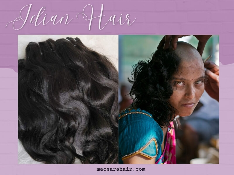 Indian hair is more accustomed to enduring the sun's heat without losing its integrity.