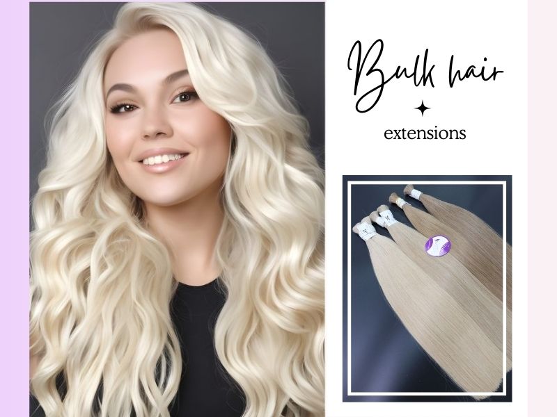 Bulk hair extensions