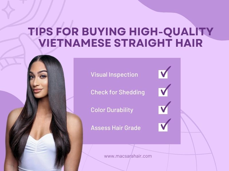 Tips for Buying High-quality Vietnamese Straight Hair