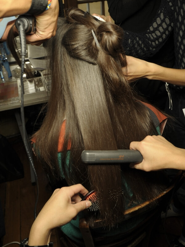 Minimize heat styling to preserve the hair's integrity