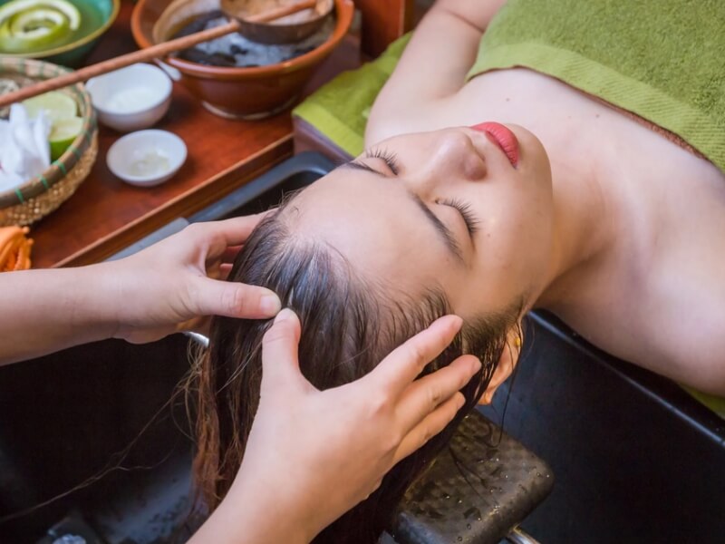 Scalp massages are essential for increasing circulation