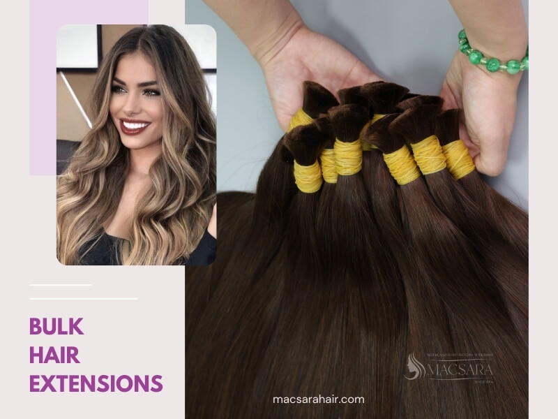 Vietnamese bulk hair is perfect for professionals looking to craft personalized extensions