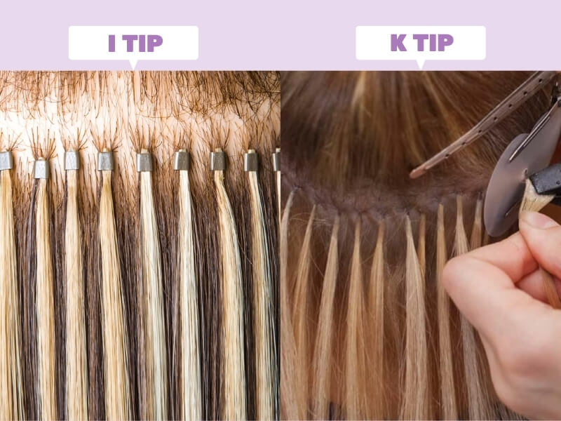 K-tip extensions generally last 4-6 months with regular care