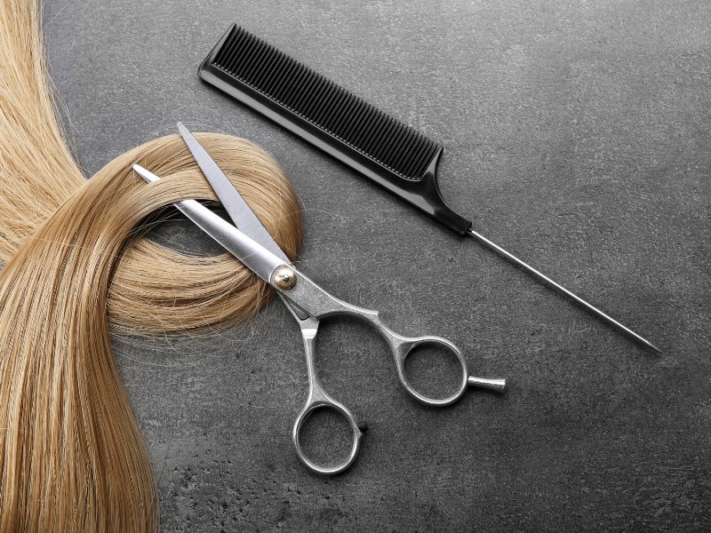 Little Scissors Essential for precision cutting of bulk hair into uniform strands